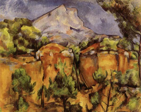 Paul Cezanne Mont Sainte-Victoire Seen from Bibemus Spain oil painting art